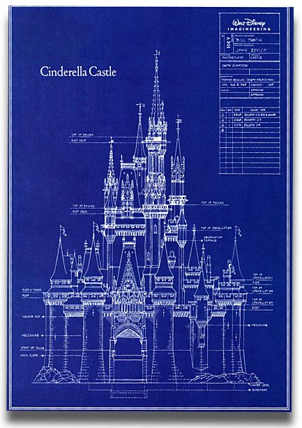 cinderella castle blueprint