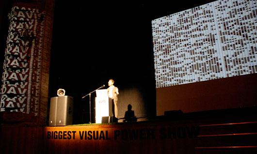 erik davis at biggest visual power show 2008: next nature in LA