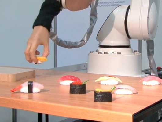 squse robothand sushi