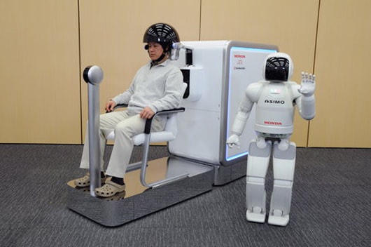 asimo thought controlled robot