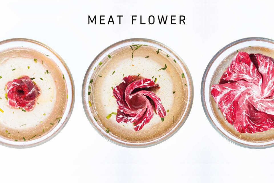 Meat flowers