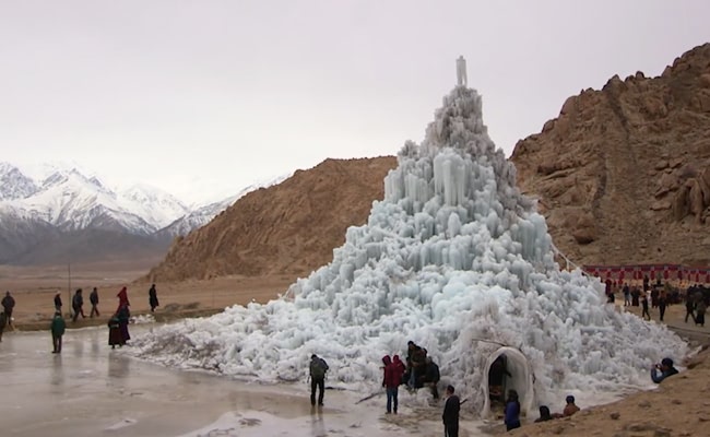Artificial-Glacier-Stupa