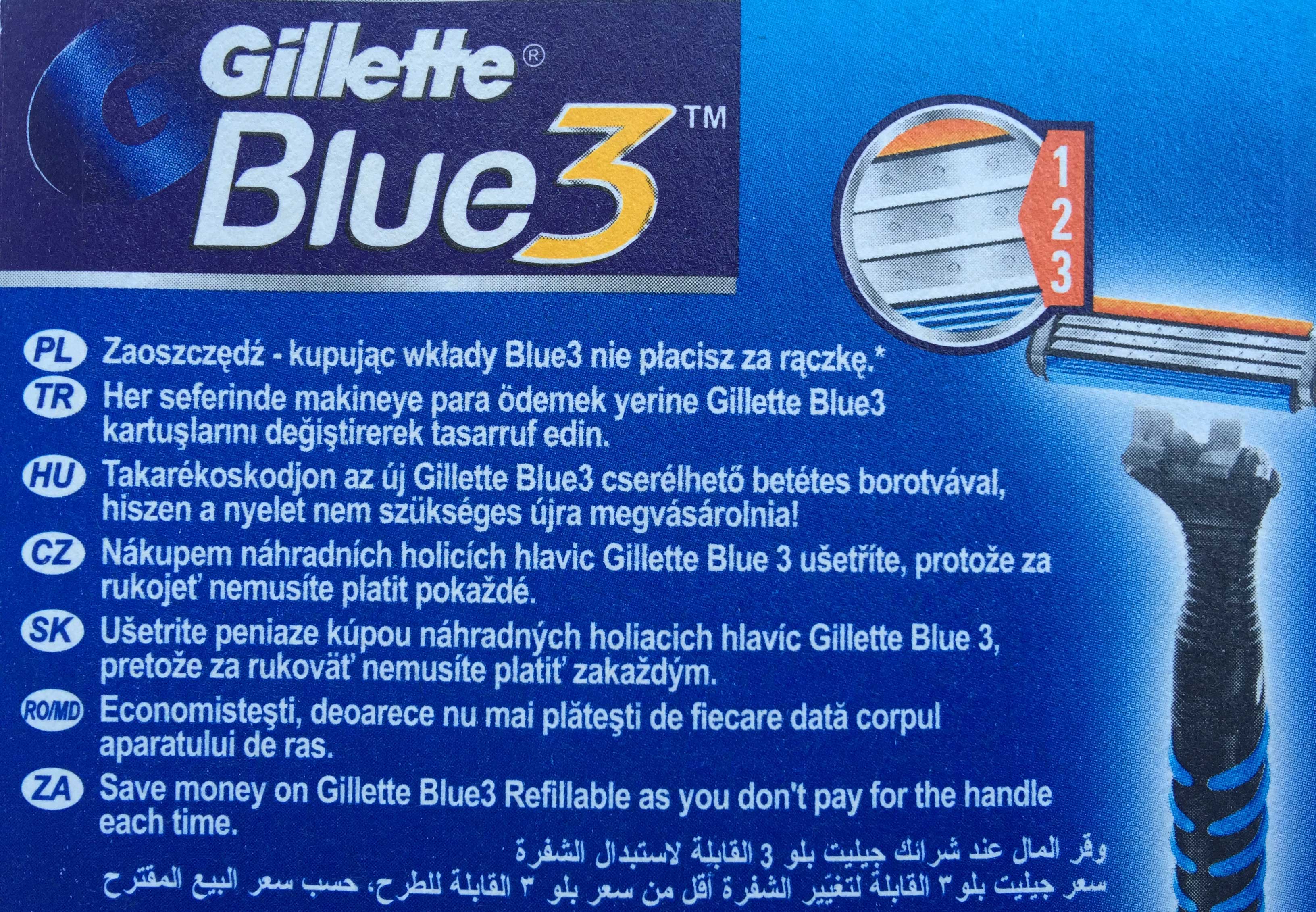 blueIII-background-nondisposable-disposable-razor
