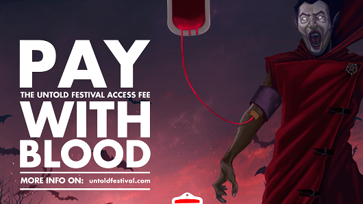Untold festival pay with blood