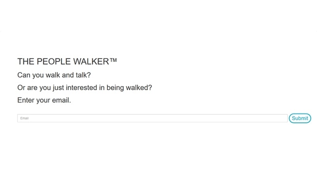 The People Walker website