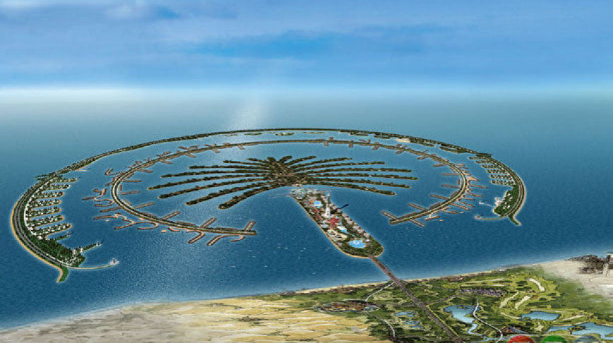 Visual of Artificial Island Dubai
