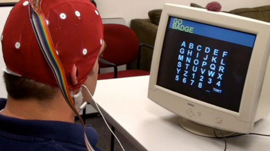 Visual of Turning Brain Waves into Tweets