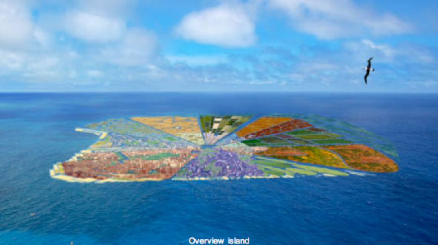 Visual of Recycled Island