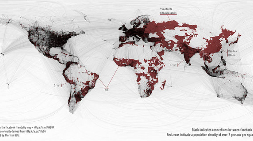 Visual of The world according to data