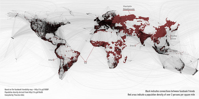 Visual of The world according to data