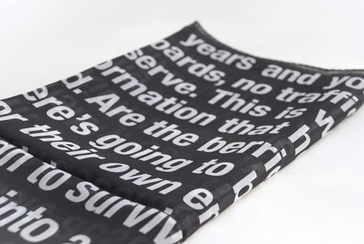 Visual of Information Decoration Scarf