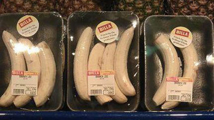 Visual of Pre-Peeled and Plastic-Wrapped Bananas