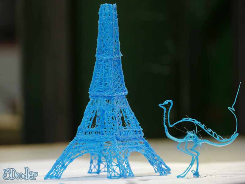 Visual of 3Doodler, a Pen for Drawing in the Air
