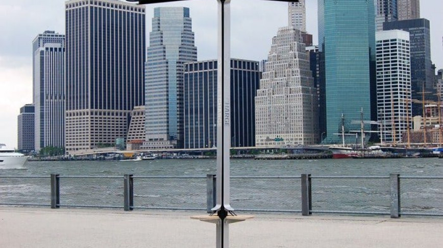 Visual of Free Solar Chargers in the Streets of NY
