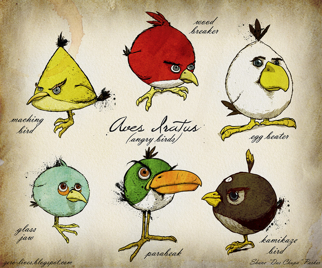 Visual of The Angry Bird Spotters Guide