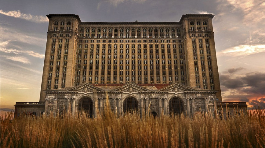 Visual of Turning Detroit into Farms and Forests