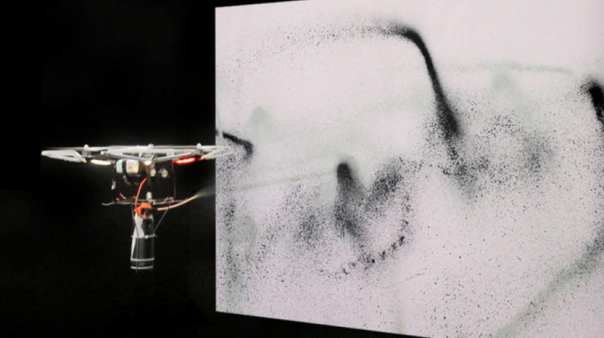 Visual of Graffiti Drones