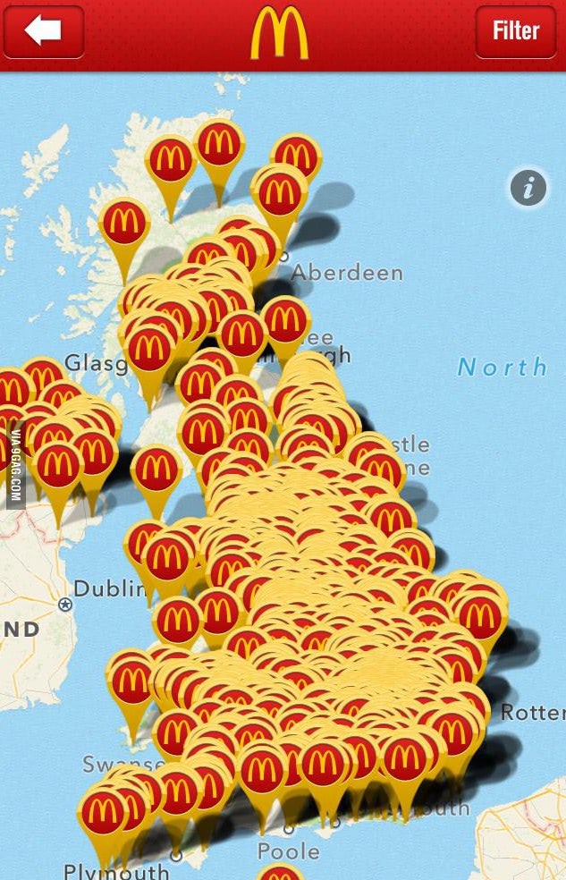 Visual of McDonald’s Is Eating The World