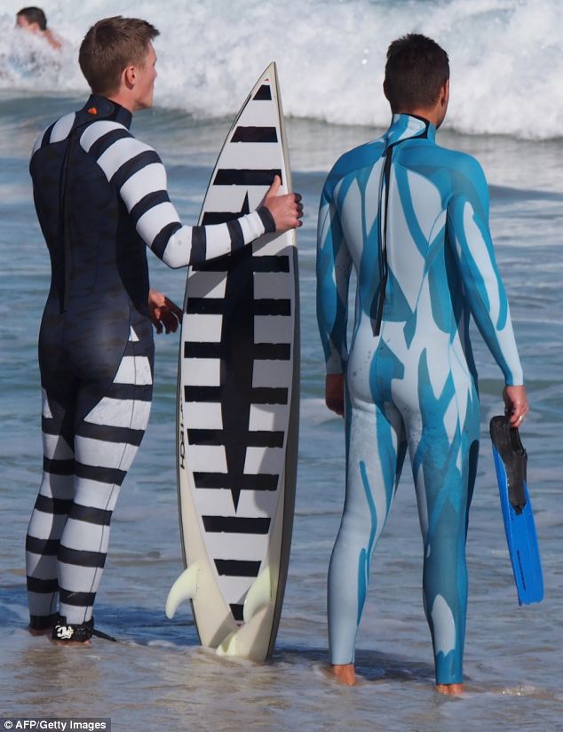 Visual of Shark Deterrent Wetsuits