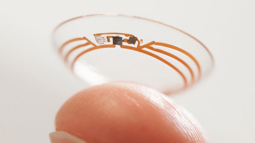 Visual of Smart Contact Lens Can Monitor Glucose