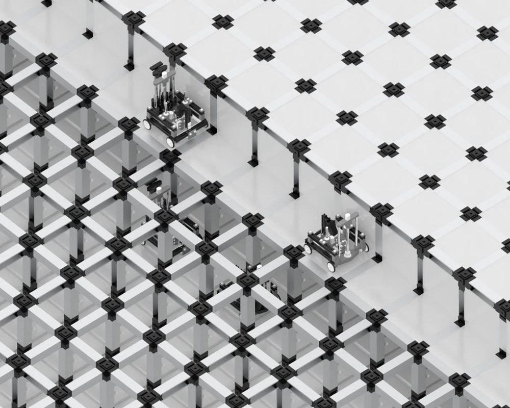 Visual of Tiny Robots Assemble a Room in Minutes