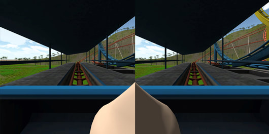 Visual of Virtual Nose for Video Game Players