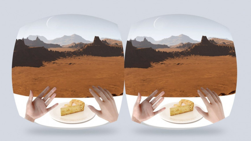 Visual of Virtual Reality Dining Experience
