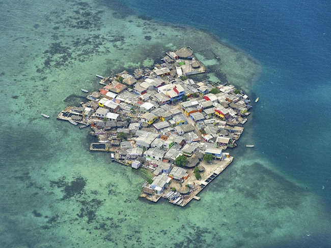 Visual of The Most Densely Populated Island on Earth