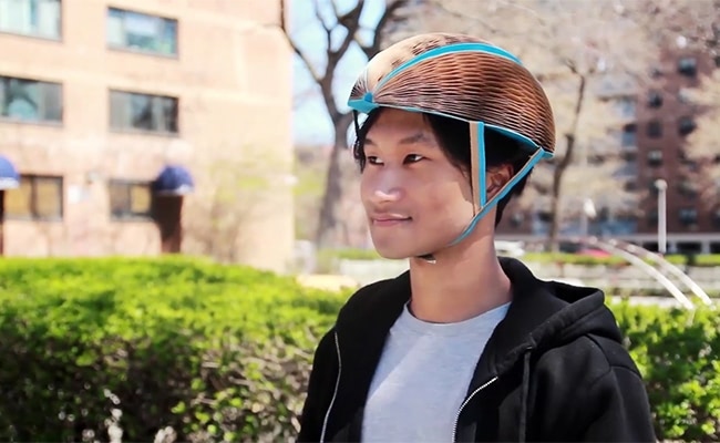 Visual of EcoHelmet: Foldable, Recyclable and Cheap