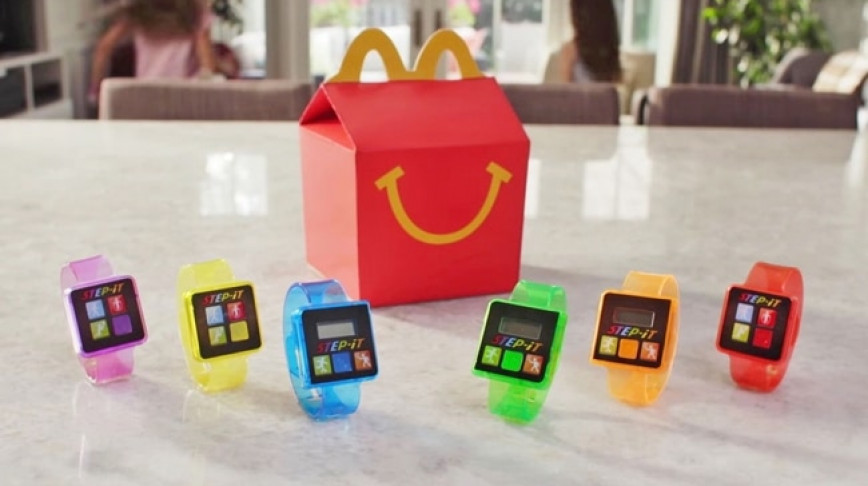 Visual of Fitness Tracker to Make Happy Meal Healthier