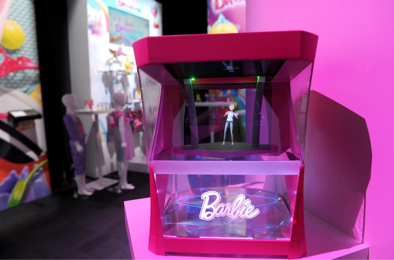 Visual of Barbie Becomes a Hologram of Herself