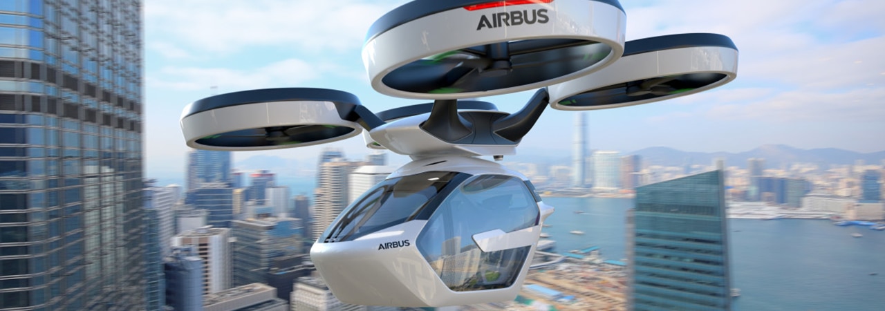 Visual of Flying Car Modular Transport System