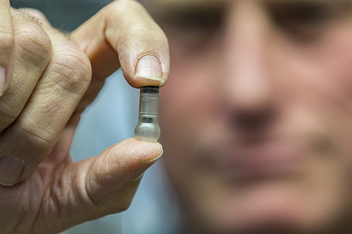 Visual of 3D Printed Capsule Replaces Needle Injection