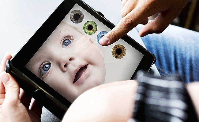 Visual of How AI and genomics will impact the future of making babies