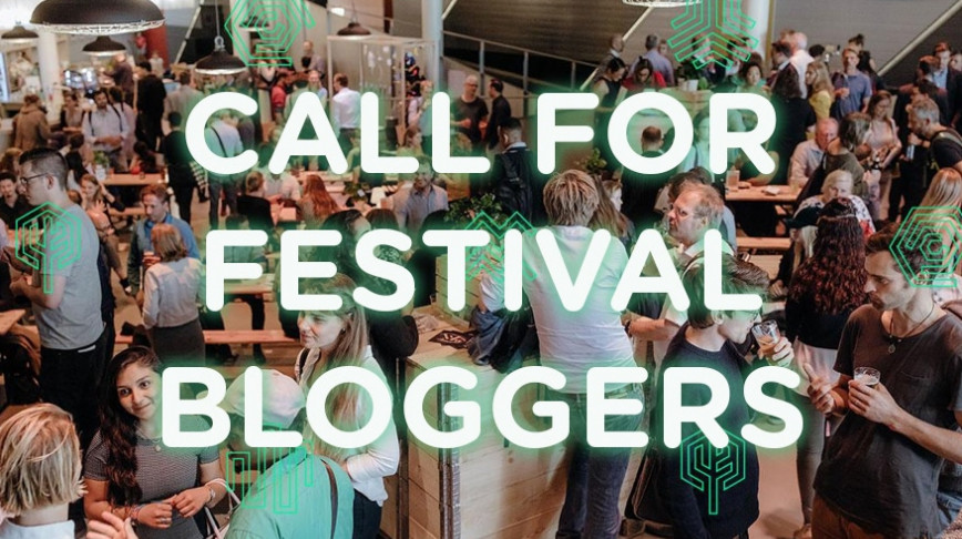 Visual of Next Nature Network x Border Sessions: <br> Calling for festival bloggers!