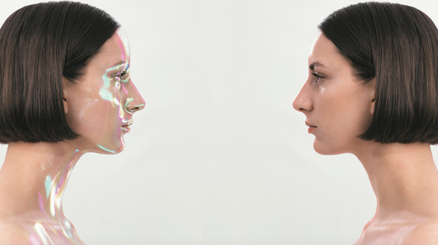 Visual of Virtual makeup: maybe they're born with it, maybe it’s XR
