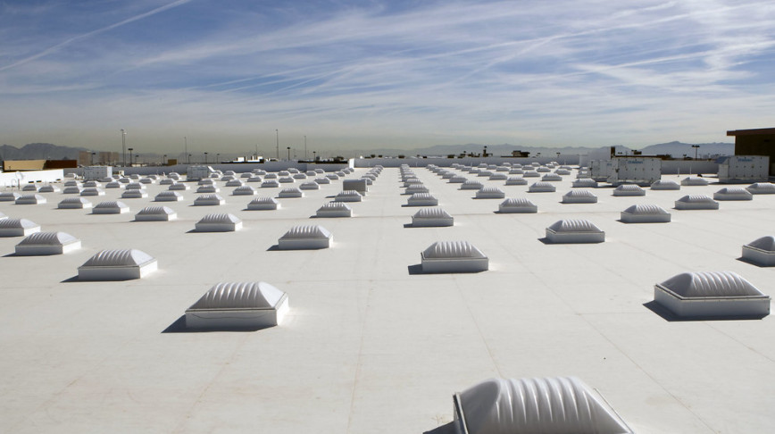 Visual of Cooling buildings with ultra-white paint