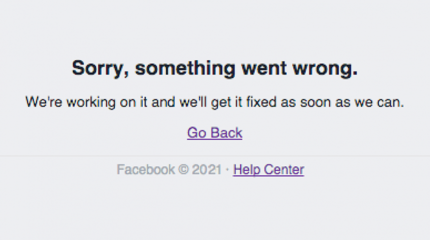 Visual of Next nature disasters: the Facebook outage of 2021