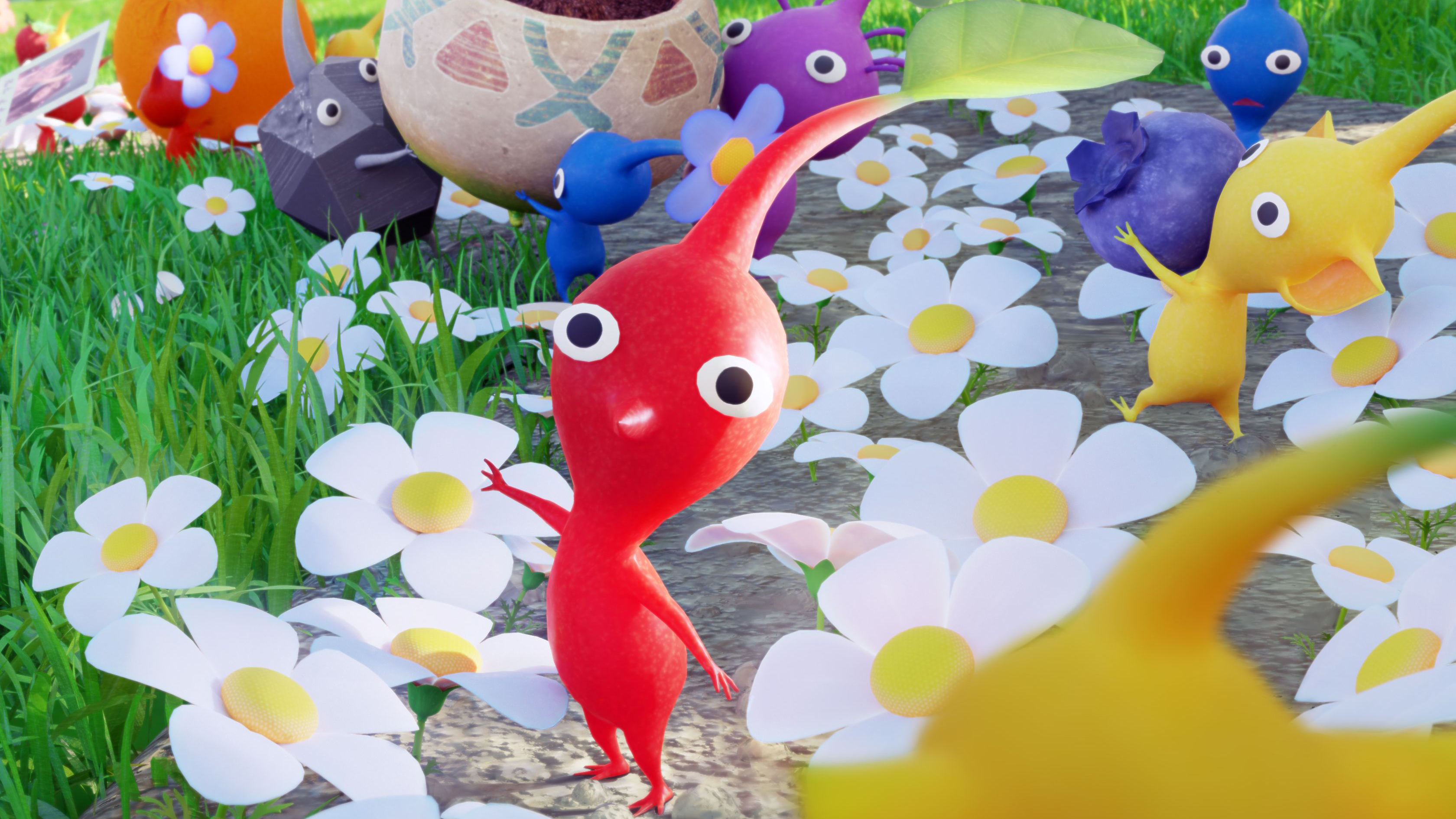 Visual of Plant virtual flowers with Pikmin Bloom