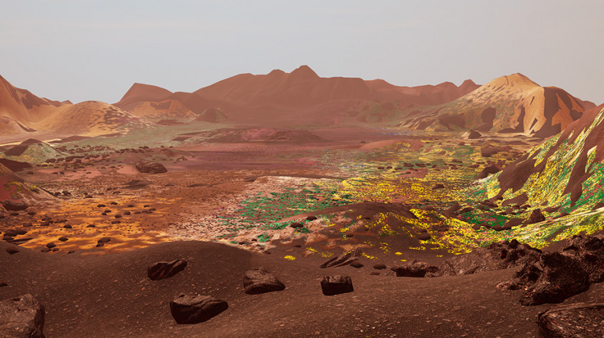 Visual of Colonizing Mars: Not with humans, but plants