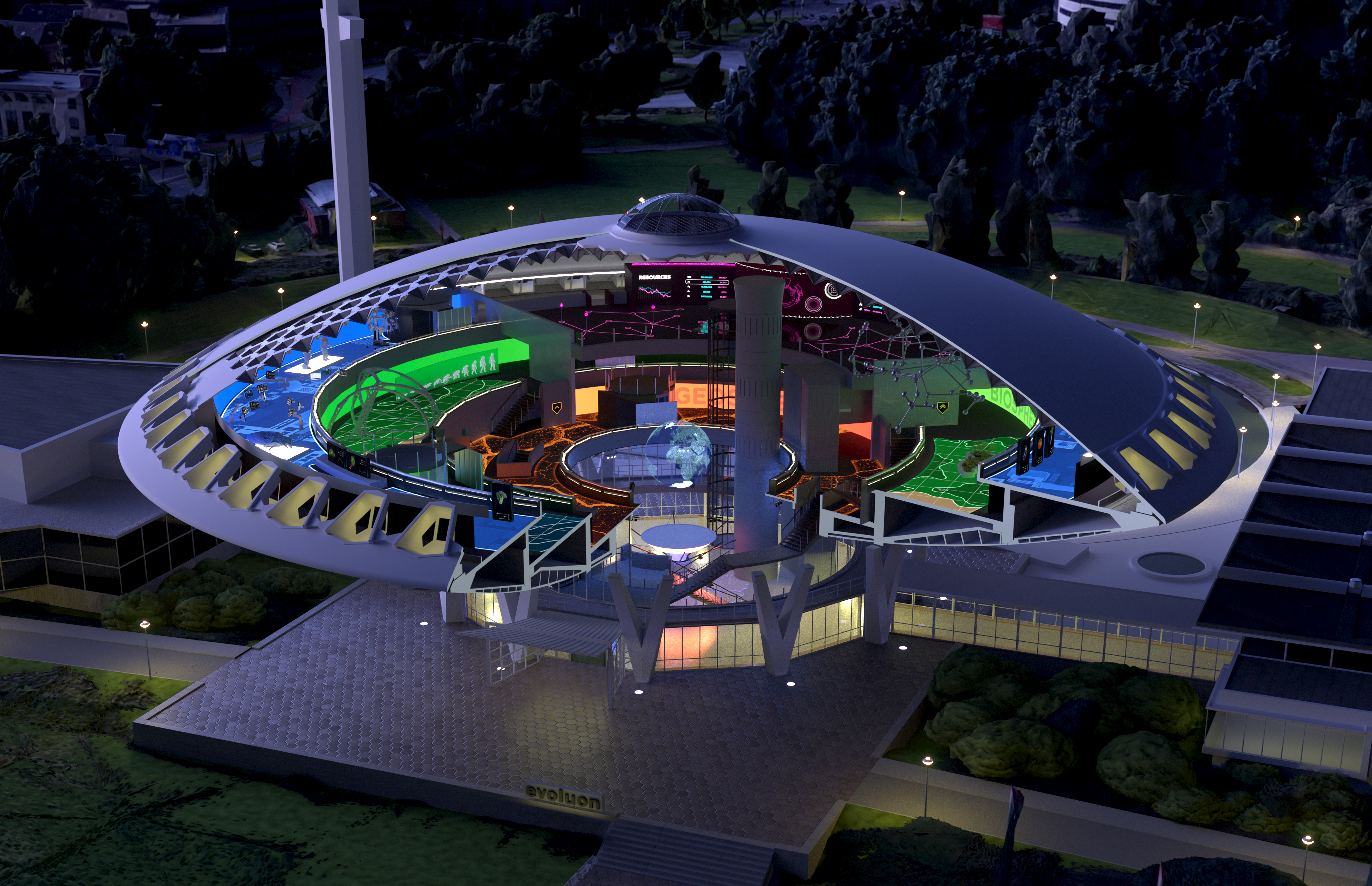 Visual of Welcome to New Evoluon