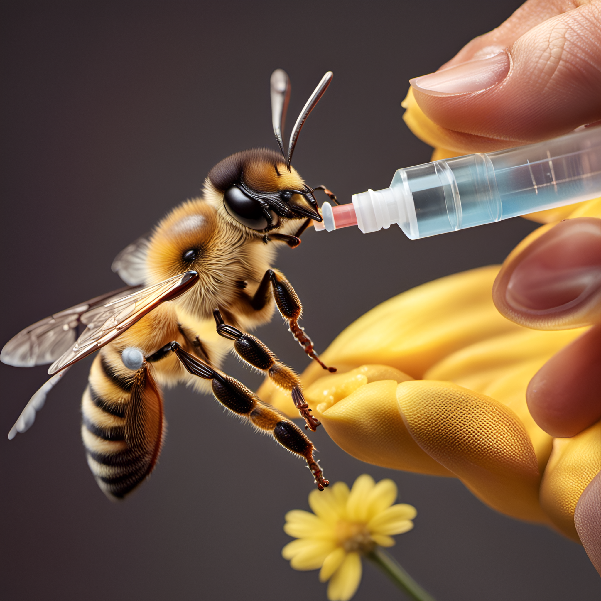 Visual of Hurray! There are now vaccines for honeybees