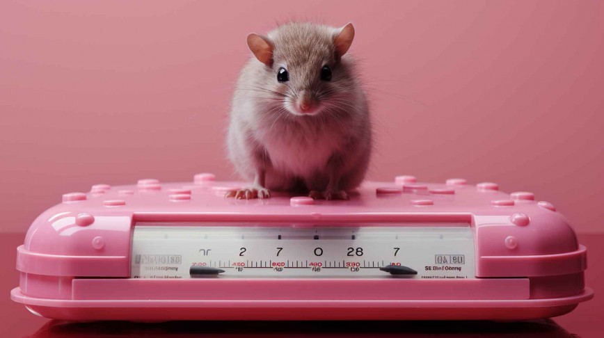Visual of Obese mice are losing weight without breaking a sweat